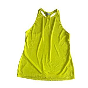 ATHLETA Bright Yellow Racerback Workout Tank Top Size Medium